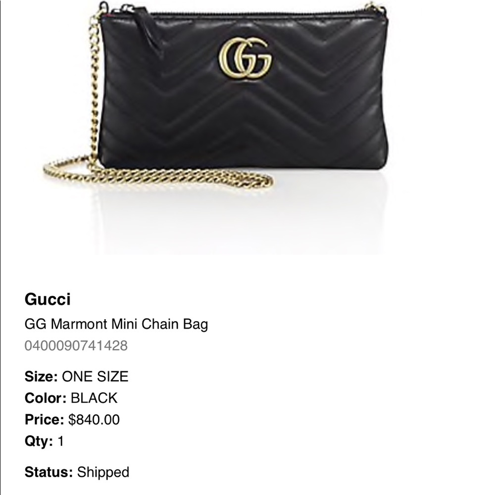 LIKE NEW Gucci Marmont Shoulder Bag